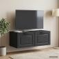 Preview: Wandmontierter TV-Schrank Schwarz 78,5 x 41 x 30 cm