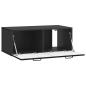 Preview: Wandmontierter TV-Schrank Schwarz 78,5 x 41 x 30 cm