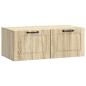 Preview: Wandmontierter TV-Schrank Sonoma-Eiche 78,5 x 41 x 30 cm