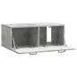 Preview: Wandmontierter TV-Schrank Betongrau 78,5 x 41 x 30 cm