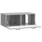 Preview: Wandmontierter TV-Schrank Graues Sonoma 78,5 x 41 x 30 cm