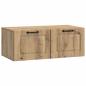 Preview: Wandmontierter TV-Schrank 78,5 x 41 x 30 cm Artisan-Eiche