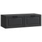 Preview: Wandmontierter TV-Schrank Schwarz 98 x 41 x 30 cm Holzwerkstoff