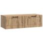 Preview: Wandmontierter TV-Schrank 98 x 41 x 30 cm Artisan-Eiche