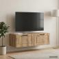 Preview: Wandmontierter TV-Schrank 98 x 41 x 30 cm Artisan-Eiche