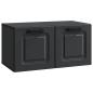 Preview: Wandmontierter TV-Schrank Schwarz 59,5 x 31 x 30 cm
