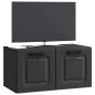 Preview: Wandmontierter TV-Schrank Schwarz 59,5 x 31 x 30 cm