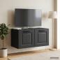 Preview: Wandmontierter TV-Schrank Schwarz 59,5 x 31 x 30 cm
