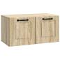 Preview: Wandmontierter TV-Schrank Sonoma-Eiche 59,5 x 31 x 30 cm