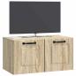 Preview: Wandmontierter TV-Schrank Sonoma-Eiche 59,5 x 31 x 30 cm