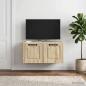 Preview: Wandmontierter TV-Schrank Sonoma-Eiche 59,5 x 31 x 30 cm
