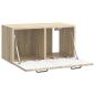 Preview: Wandmontierter TV-Schrank Sonoma-Eiche 59,5 x 31 x 30 cm