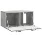 Preview: Wandmontierter TV-Schrank Betongrau 59,5 x 31 x 30 cm