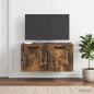 Preview: ARDEBO.de - Wandmontierter TV-Schrank Geräucherte Eiche 59,5 x 31 x 30 cm
