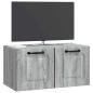 Preview: Wandmontierter TV-Schrank Graues Sonoma 59,5 x 31 x 30 cm