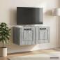 Preview: Wandmontierter TV-Schrank Graues Sonoma 59,5 x 31 x 30 cm