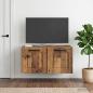 Preview: ARDEBO.de - Wandmontierter TV-Schrank Altholz 59,5 x 31 x 30 cm