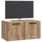 Preview: Wandmontierter TV-Schrank 59,5 x 31 x 30 cm Artisan-Eiche