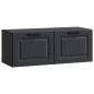 Preview: Wandmontierter TV-Schrank Schwarz 78,5 x 31 x 30 cm