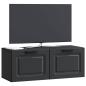 Preview: Wandmontierter TV-Schrank Schwarz 78,5 x 31 x 30 cm