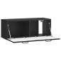 Preview: Wandmontierter TV-Schrank Schwarz 78,5 x 31 x 30 cm