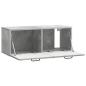 Preview: Wandmontierter TV-Schrank Betongrau 78,5 x 31 x 30 cm