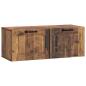 Preview: Wandmontierter TV-Schrank Altholz 78,5 x 31 x 30 cm