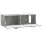 Preview: Wandmontierter TV-Schrank Betongrau 98 x 31 x 30 cm