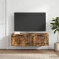 Preview: ARDEBO.de - Wandmontierter TV-Schrank Geräucherte Eiche 98 x 31 x 30 cm