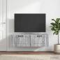 Preview: Wandmontierter TV-Schrank Graues Sonoma 98 x 31 x 30 cm