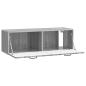 Preview: Wandmontierter TV-Schrank Graues Sonoma 98 x 31 x 30 cm
