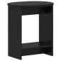 Preview: Beistelltisch Schwarz 50 x 39,5 x 55 cm Holzwerkstoff