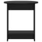Preview: Beistelltisch Schwarz 50 x 39,5 x 55 cm Holzwerkstoff