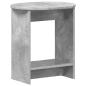 Preview: Beistelltisch Betongrau 50 x 39,5 x 55 cm Holzwerkstoff