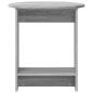 Preview: Beistelltisch Sonoma-Grau 50 x 39,5 x 55 cm Holzwerkstoff