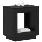 Preview: Beistelltisch Schwarze Eiche 60 x 40 x 65 cm Holzwerkstoff