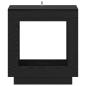 Preview: Beistelltisch Schwarze Eiche 60 x 40 x 65 cm Holzwerkstoff