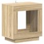 Preview: Beistelltisch Sonoma-Eiche 60 x 40 x 65 cm Holzwerkstoff