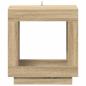 Preview: Beistelltisch Sonoma-Eiche 60 x 40 x 65 cm Holzwerkstoff