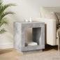Preview: ARDEBO.de - Beistelltisch Betongrau 60 x 40 x 65 cm Holzwerkstoff