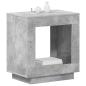 Preview: Beistelltisch Betongrau 60 x 40 x 65 cm Holzwerkstoff