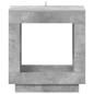 Preview: Beistelltisch Betongrau 60 x 40 x 65 cm Holzwerkstoff