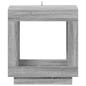 Preview: Beistelltisch Graues Sonoma 60 x 40 x 65 cm Holzwerkstoff