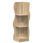 Preview: Eckregal Sonoma-Eiche 34 x 33 x 102 cm Holzwerkstoff