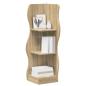 Preview: Eckregal Sonoma-Eiche 34 x 33 x 102 cm Holzwerkstoff