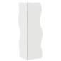Preview: Eckregal Betongrau 34 x 33 x 102 cm Holzwerkstoff