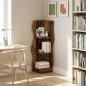 Preview: ARDEBO.de - Eckregal Altholz 34 x 33 x 102 cm Holzwerkstoff