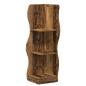 Preview: Eckregal Altholz 34 x 33 x 102 cm Holzwerkstoff