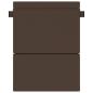 Preview: Klappsofa Bett Taupe 152 x 86,5 x 60 cm Stoff