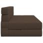 Preview: Klappsofa Bett Taupe 152 x 86,5 x 60 cm Stoff